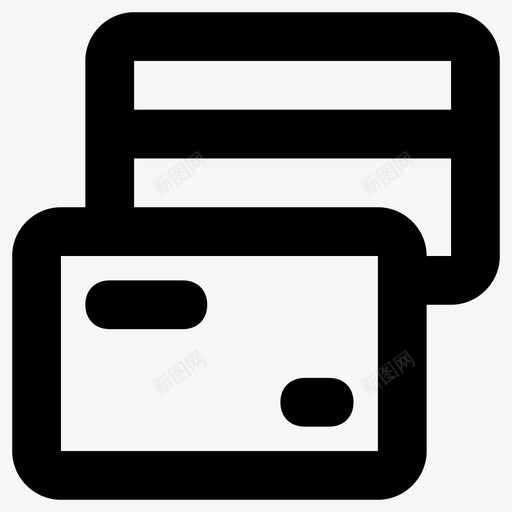 信用卡自动取款机银行卡图标svg_新图网 https://ixintu.com 信用卡 塑料货币 夏季和旅行平滑线图标 现金卡 自动取款机 银行卡