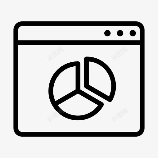 浏览器统计信息饼图用户界面图标svg_新图网 https://ixintu.com 浏览器用户界面 浏览器统计信息 用户界面 网站 饼图