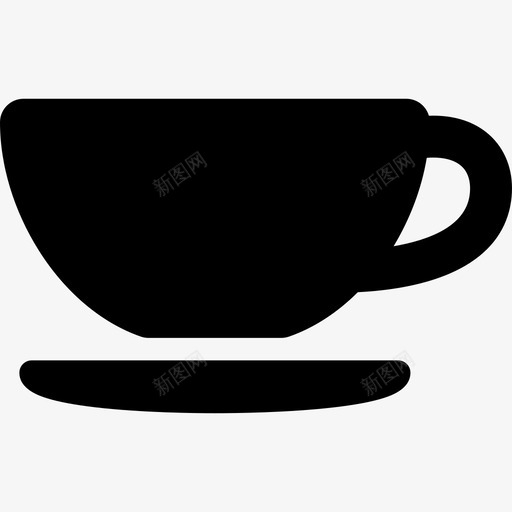 杯子和盘子食物网络应用图标svg_新图网 https://ixintu.com 杯子和盘子 网络应用 食物