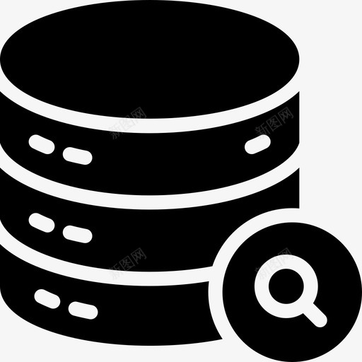 数据库查找数据库查找数据库glyph图标svg_新图网 https://ixintu.com 数据库 数据库搜索glyph 查找数据库 查找数据库glyph