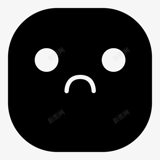 悲伤表情符号笑脸图标svg_新图网 https://ixintu.com 悲伤 笑脸 表情符号 韩娜表情符号版本