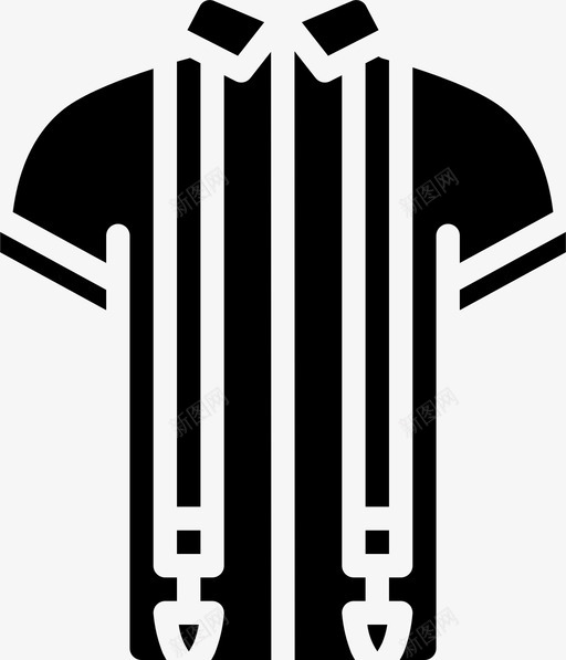 衬衫背带时尚眼镜图标svg_新图网 https://ixintu.com 时尚 潮流 眼镜 衬衫背带
