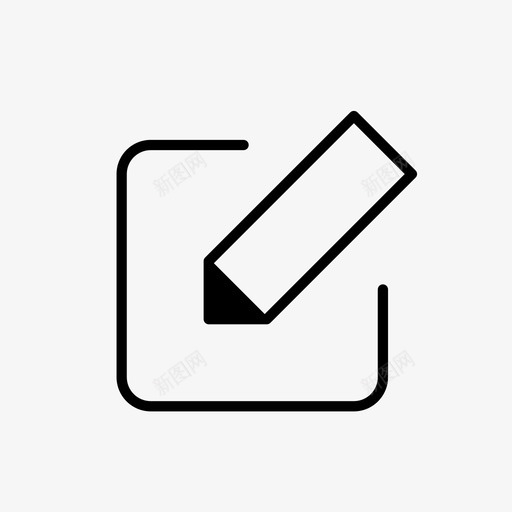 编辑写博客抱怨图标svg_新图网 https://ixintu.com 写作 写博客 抱怨 编辑