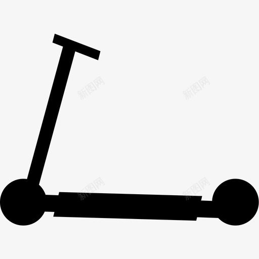 滑板车滑冰图标svg_新图网 https://ixintu.com 滑冰 滑板车