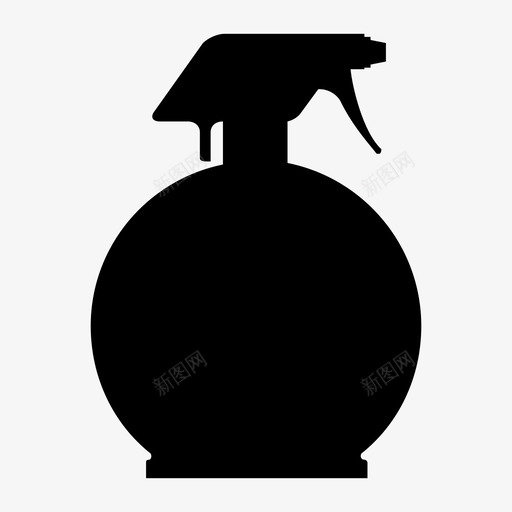 喷雾瓶清洁用品工具图标svg_新图网 https://ixintu.com 喷雾瓶 工具 清洁用品