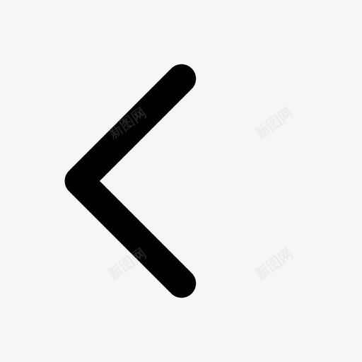 icon_方向左svg_新图网 https://ixintu.com icon_方向左