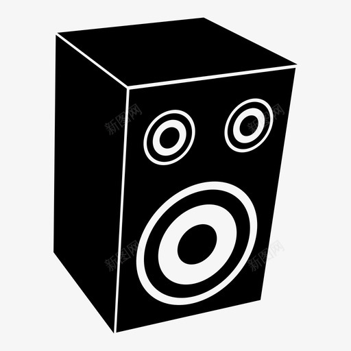 扬声器音频dj图标svg_新图网 https://ixintu.com dj 扬声器 立体声 贸易和商业 音频 高保真