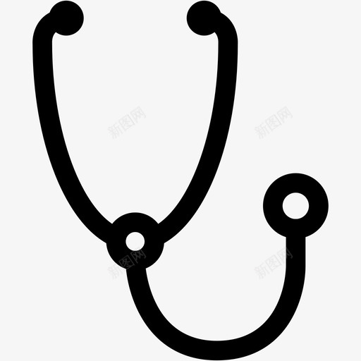 听诊器心脏诊断图标svg_新图网 https://ixintu.com 医学 听诊器 心脏 科学 脉搏 诊断