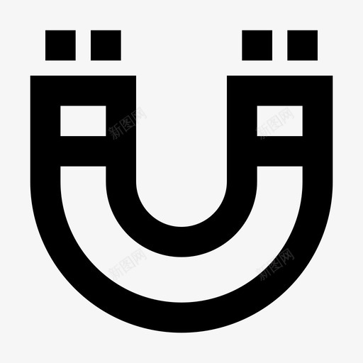 磁性物理接口ios优化图标svg_新图网 https://ixintu.com 接口ios优化 物理 磁性