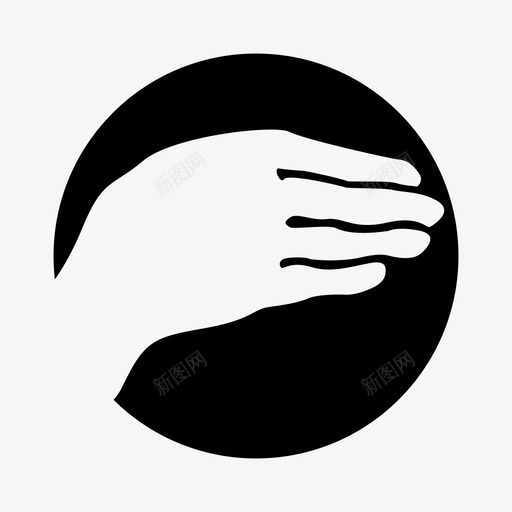 手b字母表交流图标svg_新图网 https://ixintu.com 交流 字母表 手b 手语 无语 语言