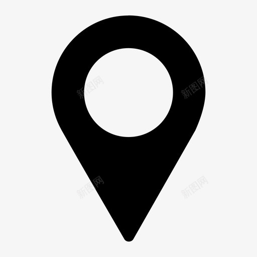 占位符检查点位置图标svg_新图网 https://ixintu.com 位置 占位符 地图销 检查点