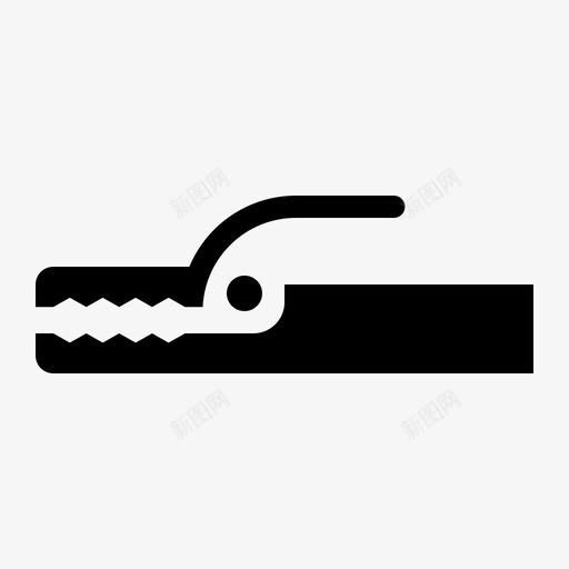 焊钳棒工具图标svg_新图网 https://ixintu.com 工具 手工工具 棒 焊机 焊钳