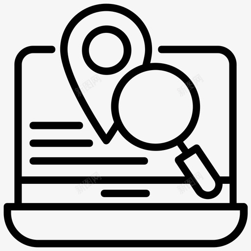 找到我们找到位置gps图标svg_新图网 https://ixintu.com gps 地图定位器 找到位置 找到我们 跟踪位置 项目管理线图标