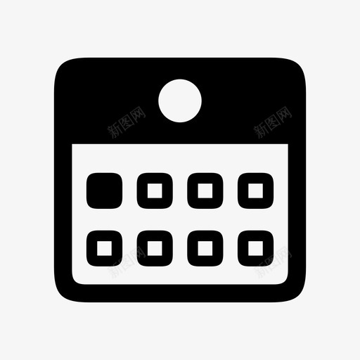 今天日历预订日期日期范围图标svg_新图网 https://ixintu.com 今天日历 日期范围 月份 预订日期