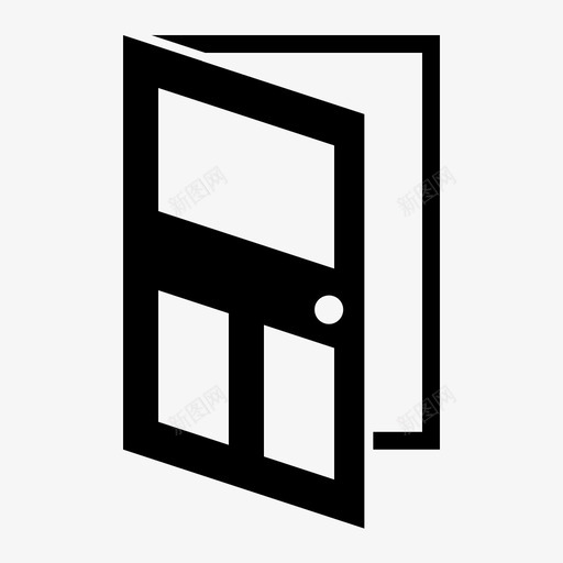 门打开软件图标svg_新图网 https://ixintu.com 打开 软件 门
