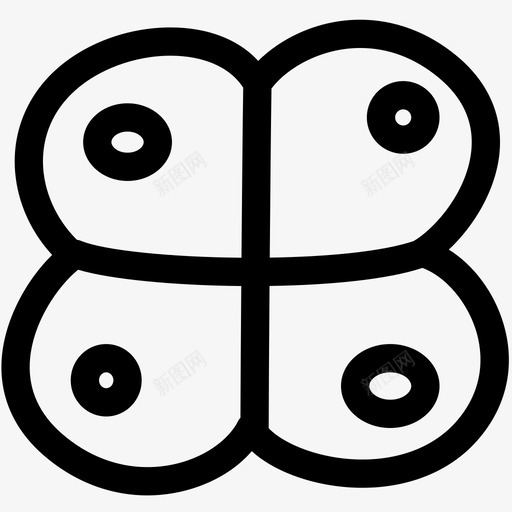 细胞分裂卵子受精图标svg_新图网 https://ixintu.com 医学概要 卵子 受精 有丝分裂 生殖 细胞分裂