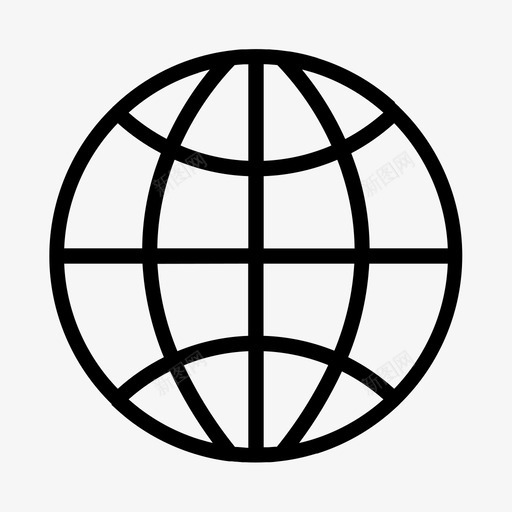 全局浏览器internet图标svg_新图网 https://ixintu.com internet web web项 world 全局 浏览器