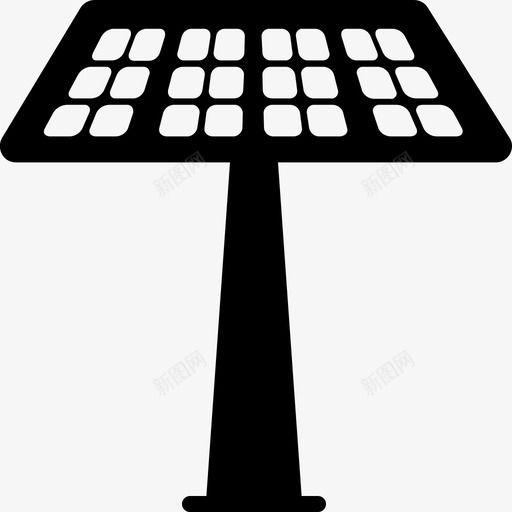 太阳能点能源面板图标svg_新图网 https://ixintu.com 固体 太阳能点 电源 电站 能源 面板