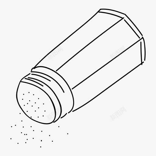 盐胡椒粉盐瓶图标svg_新图网 https://ixintu.com 手绘 盐 盐巴 盐瓶 胡椒粉 胡椒粉罐