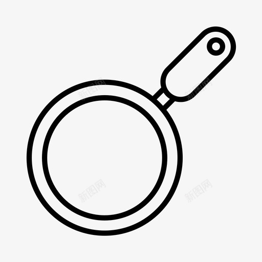 锅烹饪煎锅图标svg_新图网 https://ixintu.com 烹饪 煎锅 锅