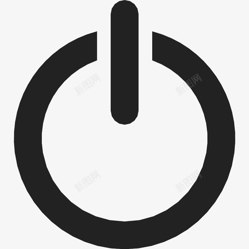 通电关机开机图标svg_新图网 https://ixintu.com 关机 开机 通电