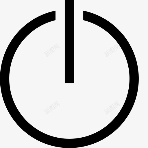 司法图标_关机 svg_新图网 https://ixintu.com 司法图标_关机