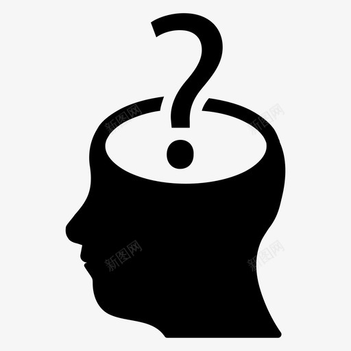 困惑疑惑头脑图标svg_新图网 https://ixintu.com 企业管理 困惑 头脑 思考 疑惑 问题