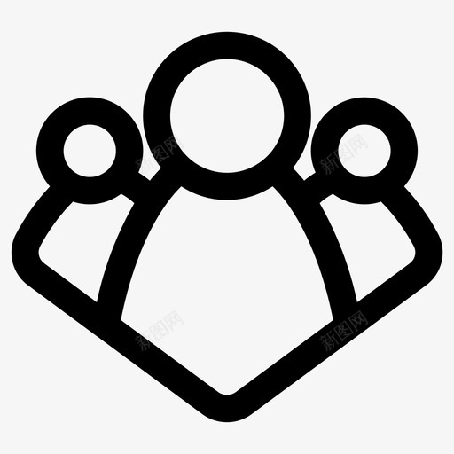 小组指挥部朋友图标svg_新图网 https://ixintu.com 人员 团队 小组 指挥部 朋友 领导