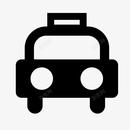 出租车汽车司机图标svg_新图网 https://ixintu.com 交通工具 出租车 司机 旅行 汽车 酒店