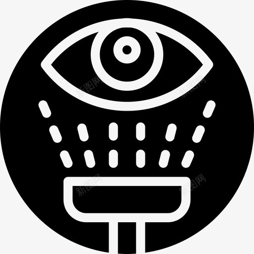 洗眼液个人防护用品防护图标svg_新图网 https://ixintu.com 个人防护用品 安全 建筑坚固 洗眼液 防护