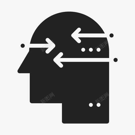 思维转移业务主管图标svg_新图网 https://ixintu.com 业务 主管 实习生 思维转移 钱