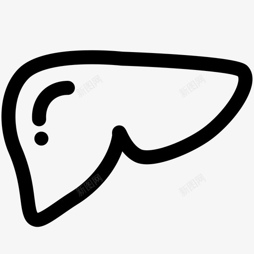 肝脏解毒消化系统图标svg_新图网 https://ixintu.com 医学概要 器官 消化系统 肝病 肝脏 解毒