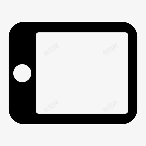 平板电脑安卓设备图标svg_新图网 https://ixintu.com 安卓 平板电脑 触摸 设备