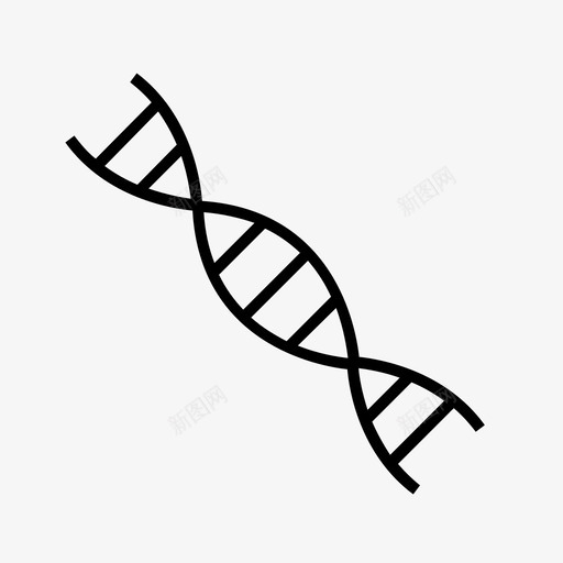 DNA染色体DNA链图标svg_新图网 https://ixintu.com DNA DNA链 染色体 遗传学