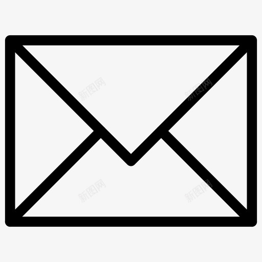 信封商务电子邮件图标svg_新图网 https://ixintu.com 信件 信封 信息 商务 电子邮件 购物电子商务线图标