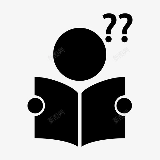 提问学生思考图标svg_新图网 https://ixintu.com 学生 思考 提问