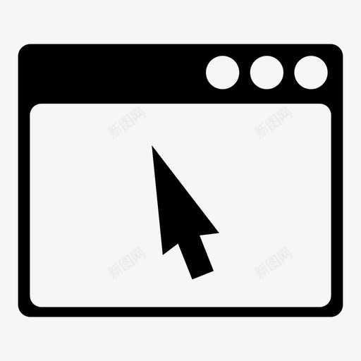 网络浏览器链接网站图标svg_新图网 https://ixintu.com 网站 网络浏览器 计算 链接