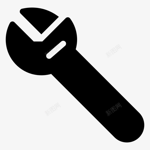 控件业务配置图标svg_新图网 https://ixintu.com 业务 扳手 控件 构造图示符图标 设置 配置