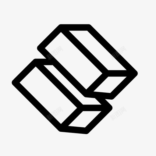 透视图块三维立方体构建图标svg_新图网 https://ixintu.com 24px网格1px线图标 三维立方体 堆栈 层 构建 构建块 透视图块