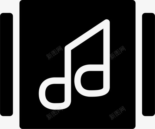 音乐专辑音频播放列表图标svg_新图网 https://ixintu.com 播放列表 歌曲 音乐专辑 音频