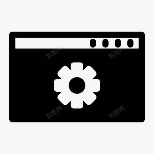 设置浏览器浏览器窗口通知图标svg_新图网 https://ixintu.com web浏览器 浏览器窗口 网站 设置浏览器 通知