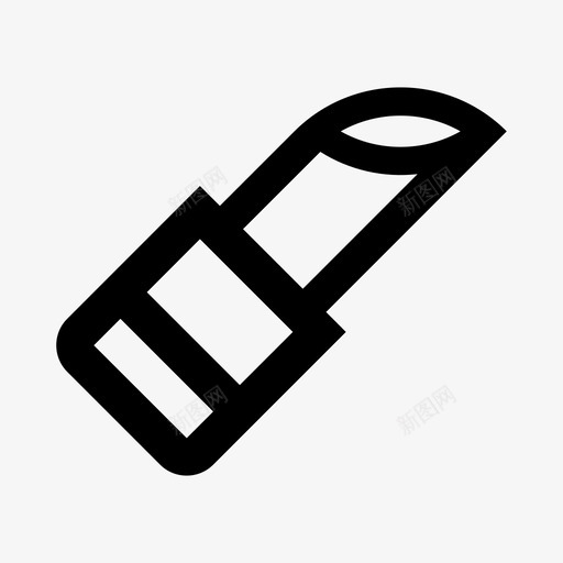 口红化妆品家图标svg_新图网 https://ixintu.com 化妆品 口红 品 家