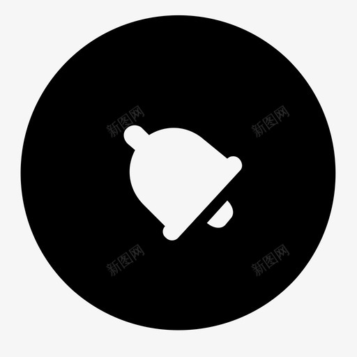 通知铃铃响图标svg_新图网 https://ixintu.com 呼叫 接口 通知 铃 铃响