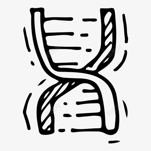 dna细胞分子图标svg_新图网 https://ixintu.com dna 分子 涂鸦保健 科学 细胞