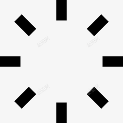 加载循环延迟图标svg_新图网 https://ixintu.com 加载 加载程序 延迟 循环 挂起 方形 时间