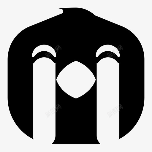 哭小鸡表情符号眼泪图标svg_新图网 https://ixintu.com 哭小鸡 眼泪 表情符号 韩娜表情小鸡版