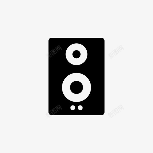 扬声器音频设备图标svg_新图网 https://ixintu.com 声音 扬声器 设备 音乐 音响系统 音频