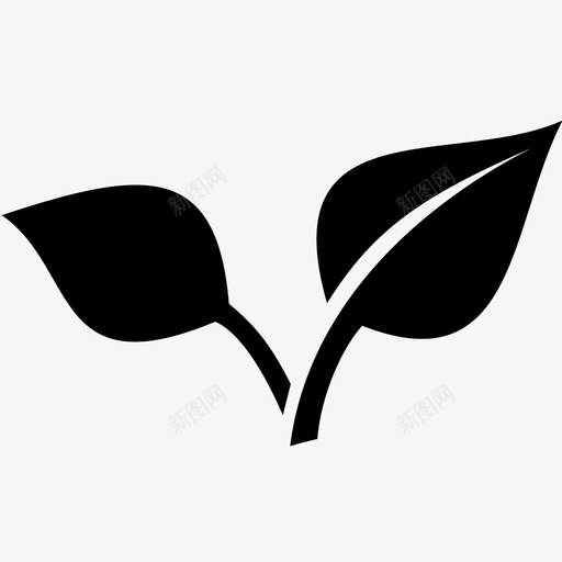 叶生态自然图标svg_新图网 https://ixintu.com 叶 叶图标6 植物 生态 自然