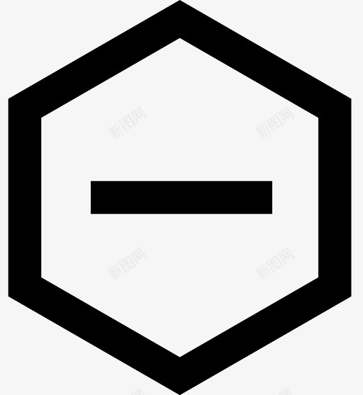 拒绝访问警报禁止图标svg_新图网 https://ixintu.com 不可用 拒绝访问 方形 权限 禁止 警报