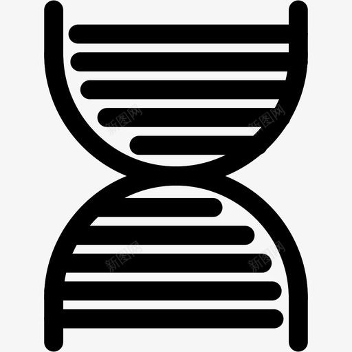 dna生物化学遗传学图标svg_新图网 https://ixintu.com dna 基因组学 生物化学 科学 遗传学